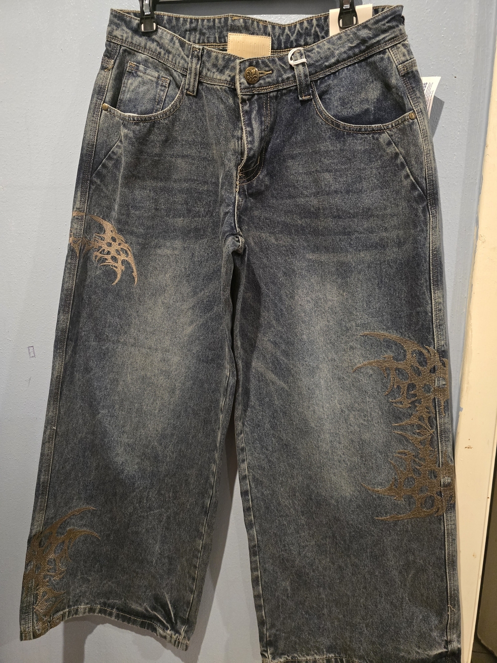 Jeans Blue Baggy DISCLOSURE Hip Hop JNCO Style Mens SY0713 Size 13/31
